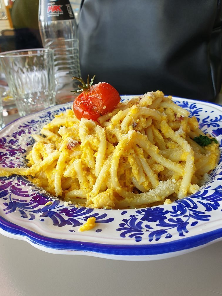 Pasta alla Carbonara italienne